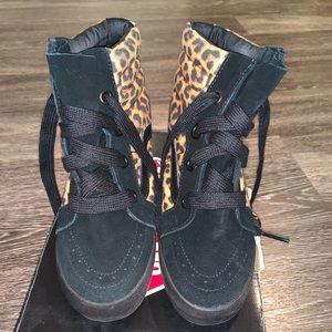 Wedge Leopard Vans